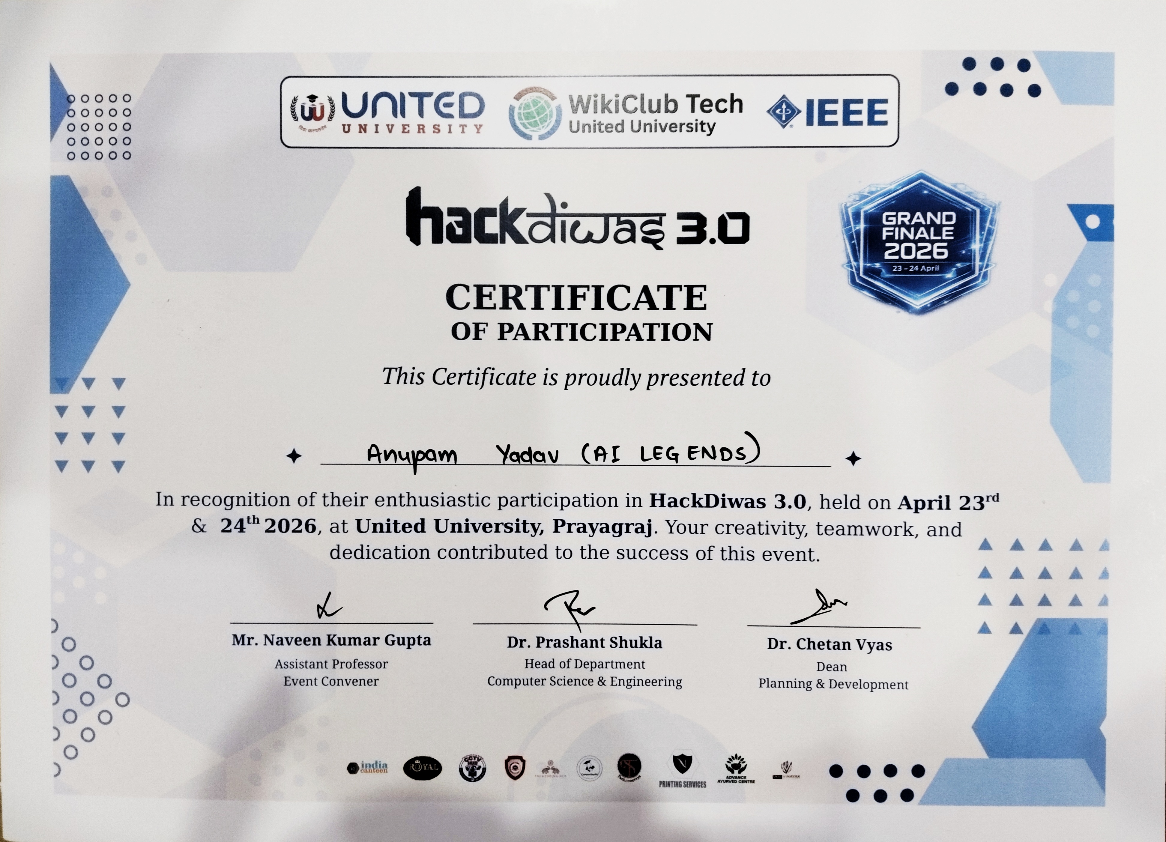 HackDiwas 3.0
